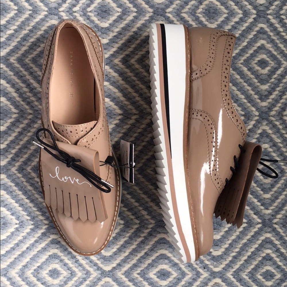 Brand New Zara Oxfords Sz 39